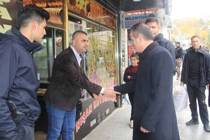 Vali Akbıyık'tan esnaf ziyareti 13