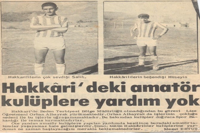 Hakkari futbolunda eski kareler 6