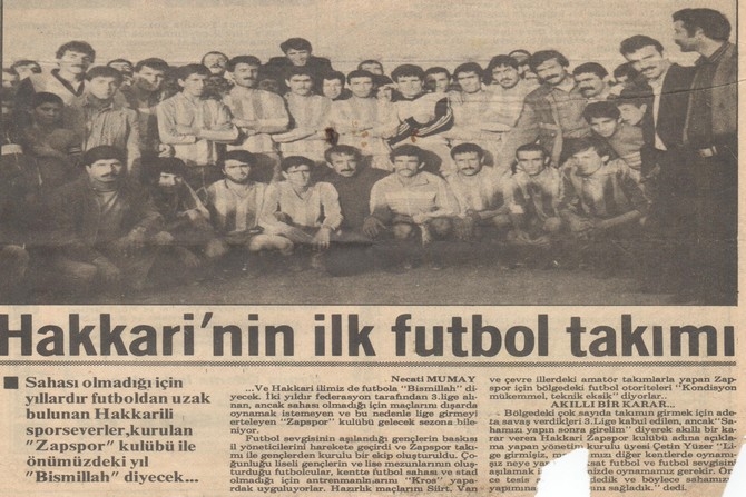 Hakkari futbolunda eski kareler 7