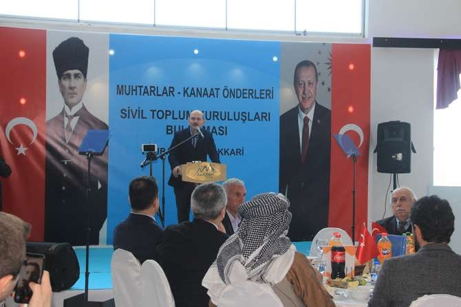 Bakan Soylu Hakkari'de 40
