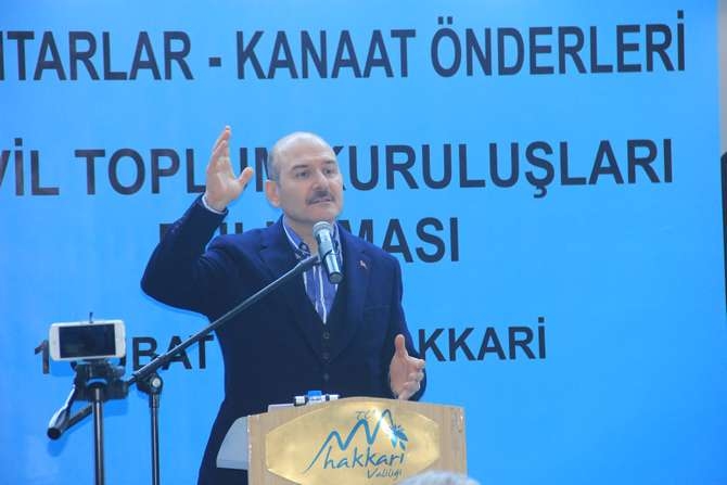 Bakan Soylu Hakkari'de 42