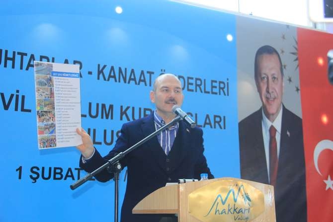 Bakan Soylu Hakkari'de 44