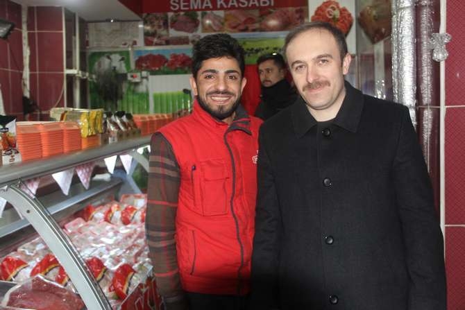 Başkan Epcim'den Altay caddesi esnafına ziyaret 11