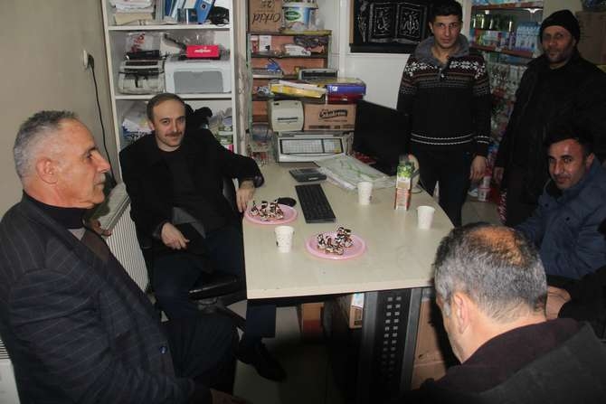 Başkan Epcim'den Altay caddesi esnafına ziyaret 13
