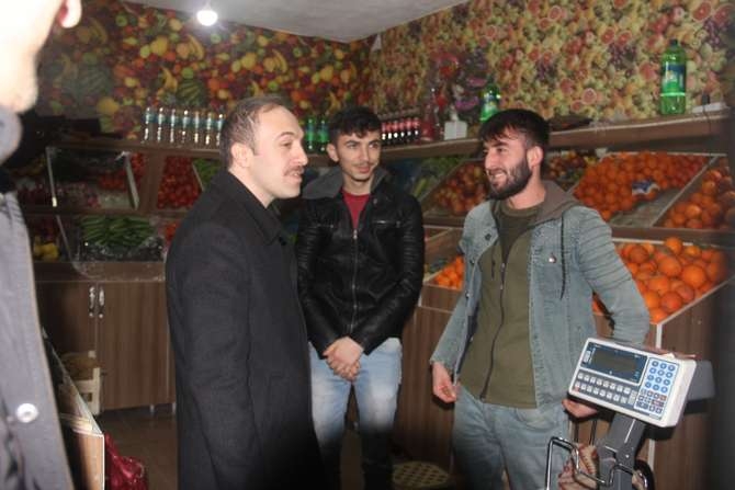 Başkan Epcim'den Altay caddesi esnafına ziyaret 17