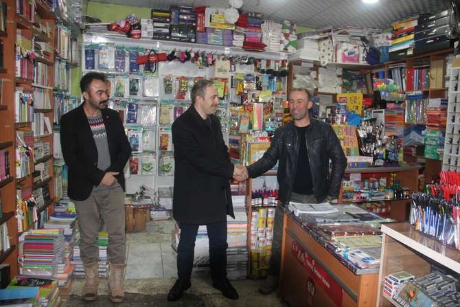 Başkan Epcim'den Altay caddesi esnafına ziyaret 24