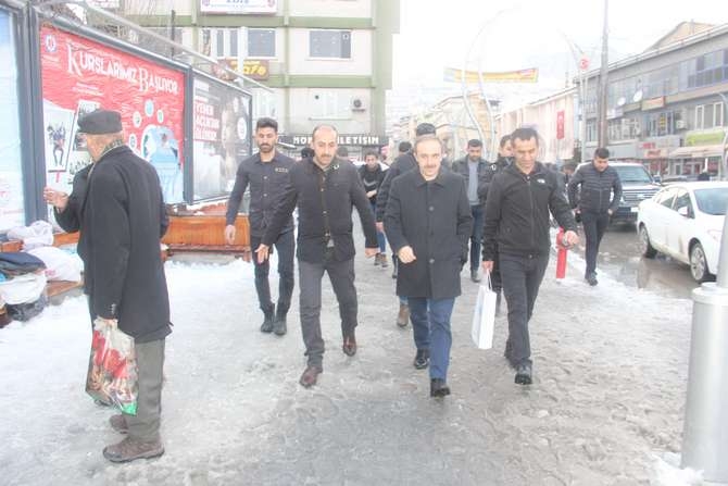 Başkan Epcim'den Altay caddesi esnafına ziyaret 3