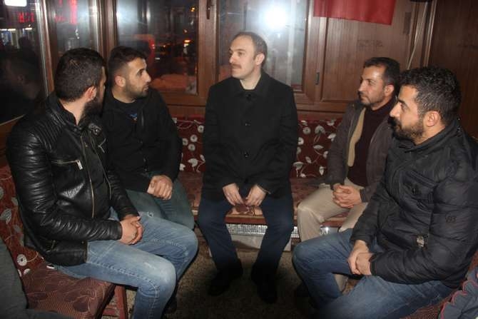 Başkan Epcim'den Altay caddesi esnafına ziyaret 35