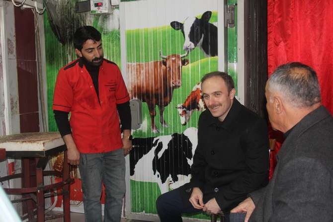 Başkan Epcim'den Altay caddesi esnafına ziyaret 5