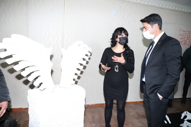 Hakkari'de ilk heykel sergisi açıldı 12