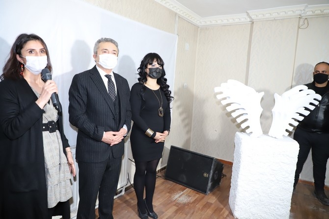 Hakkari'de ilk heykel sergisi açıldı 3