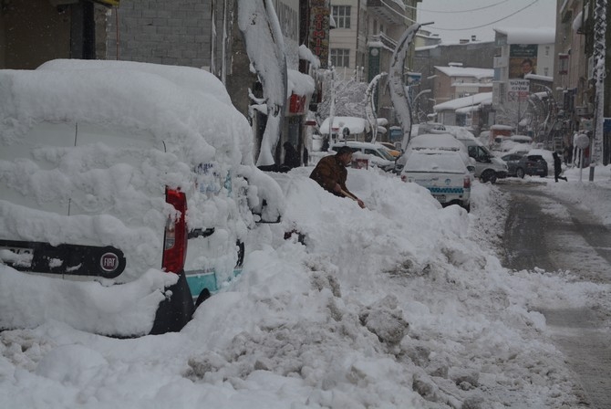 Hakkari’de kar manzaraları 8