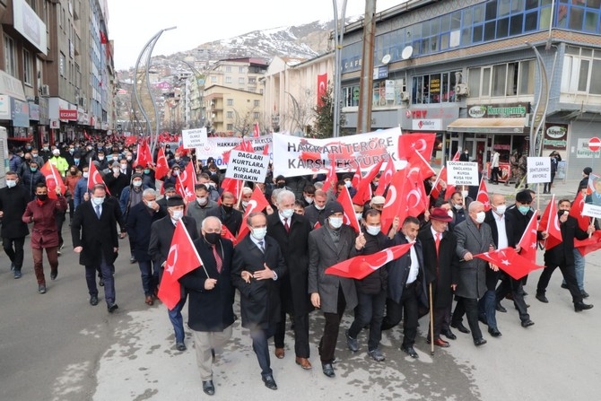 Hakkari teröre karşı tek yürek 2021 1