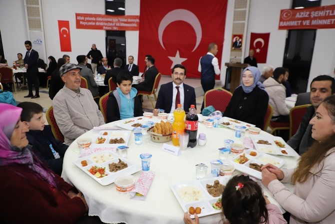 Şehit ve Gazi ailelerine iftar yemeği 6