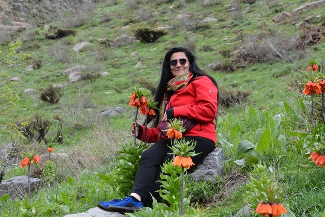 Turistler Ters lale bahçesine hayran kaldı 23