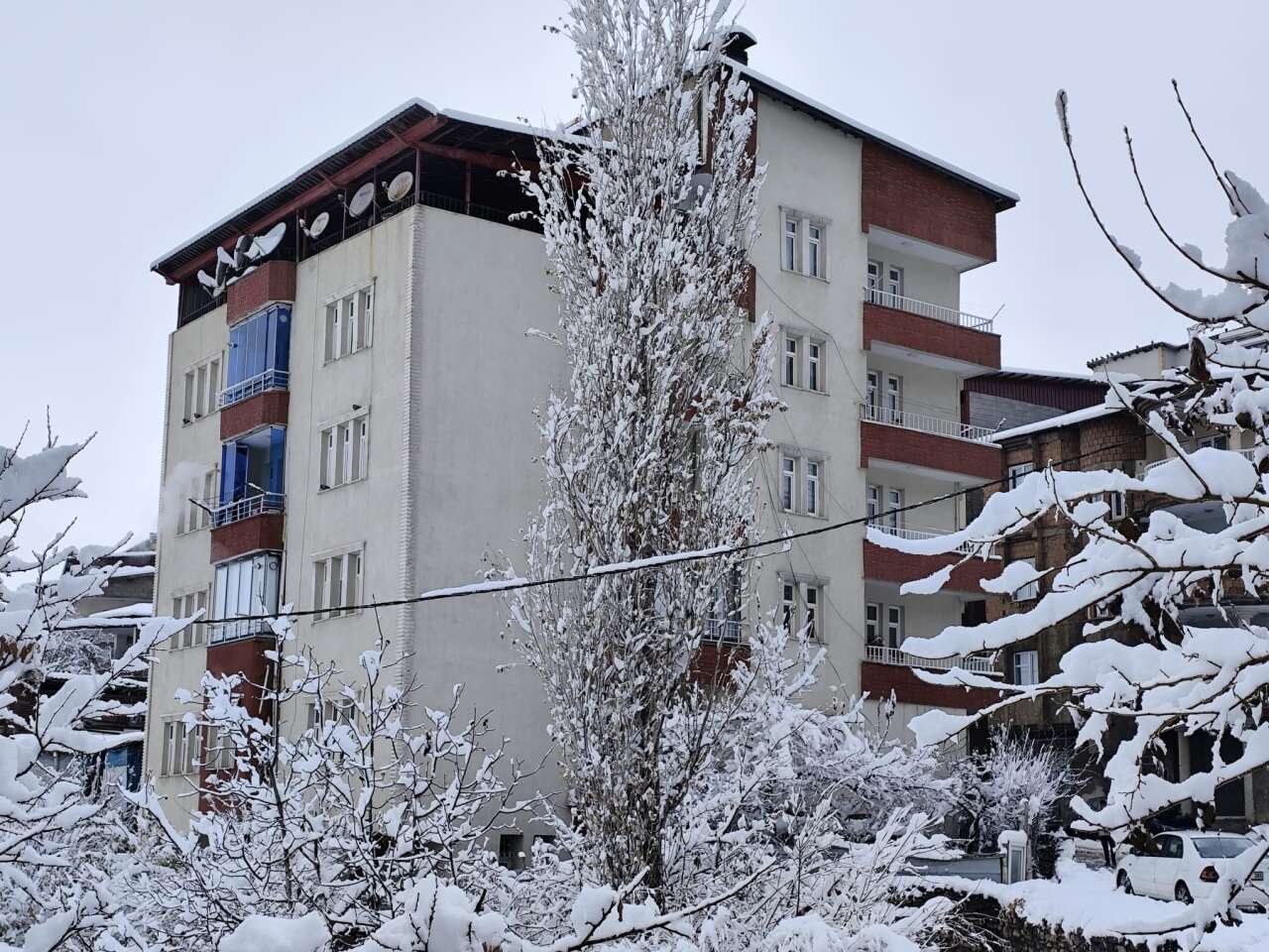 Hakkari'de kar manzaraları 2025 7