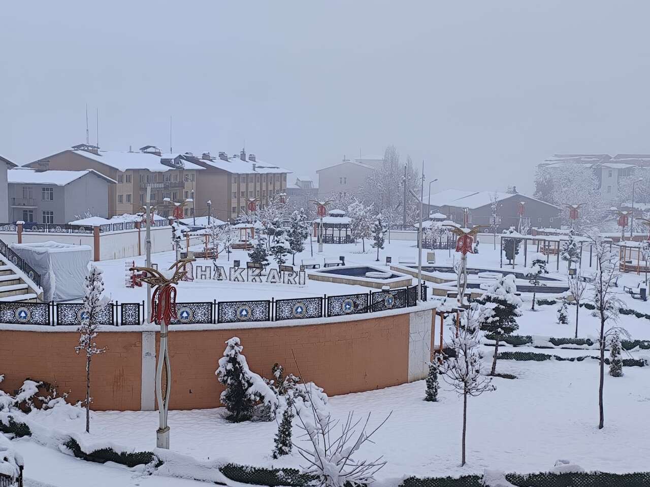 Hakkari'de kar manzaraları 2025 10