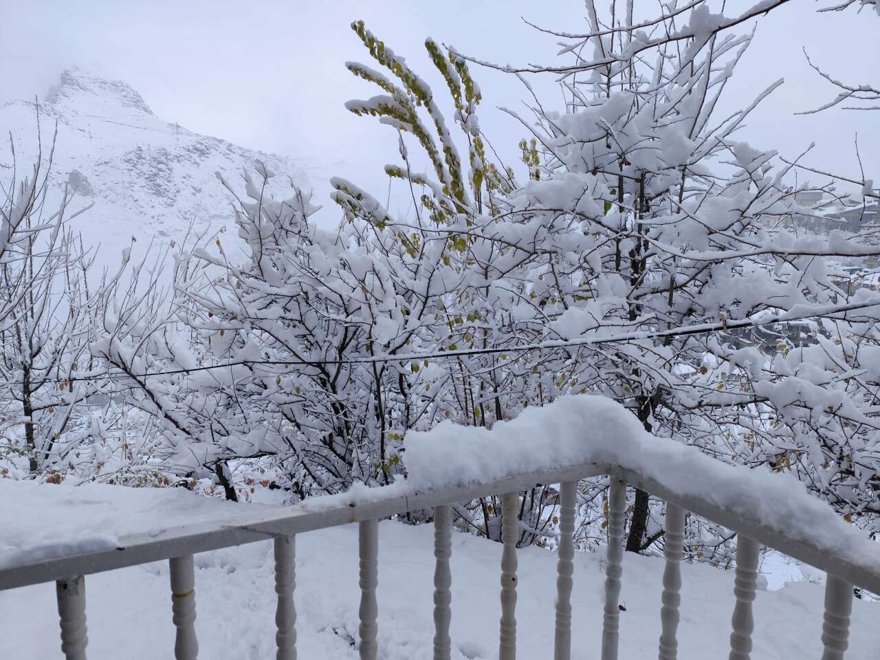 Hakkari'de kar manzaraları 2025 6