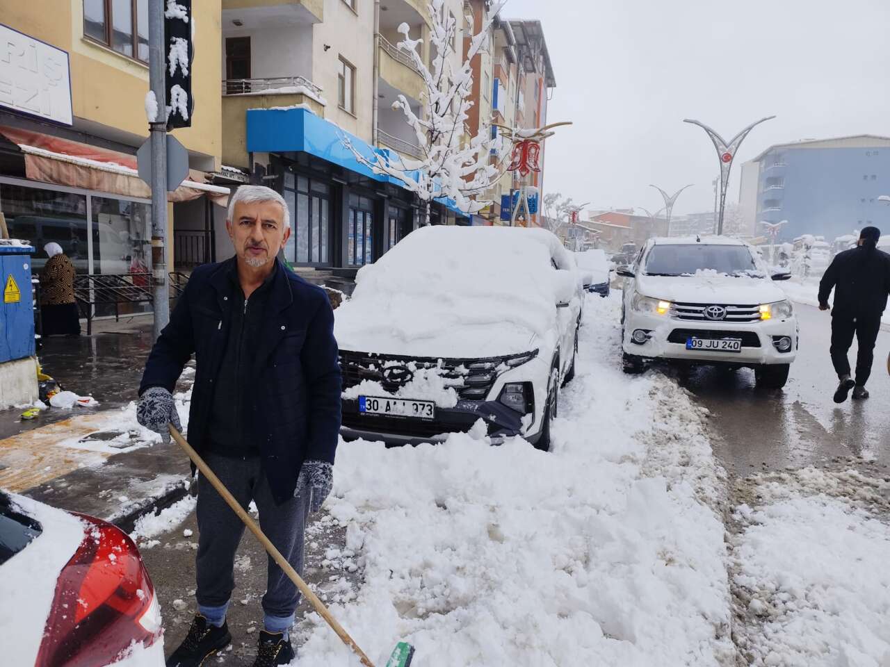 Hakkari'de kar manzaraları 2025 1