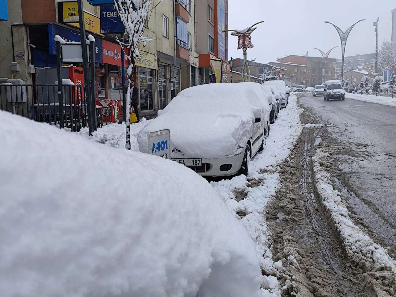 Hakkari'de kar manzaraları 2025 2