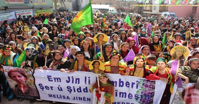 Hakkari'de 8 mart kutlamaları 2015 5