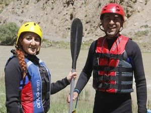 Hakkari'de rafting heyecanı