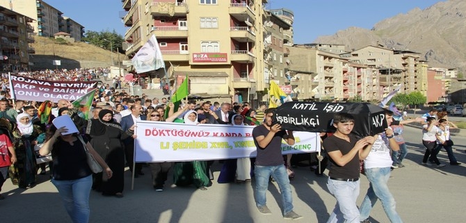 Işid protestosu 2