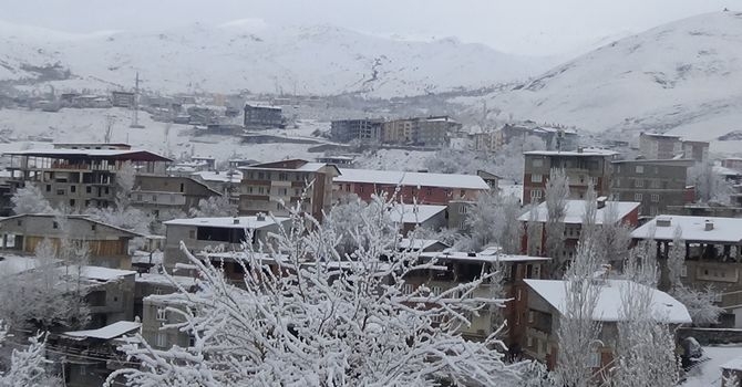 Hakkari’den kar manzaraları 6