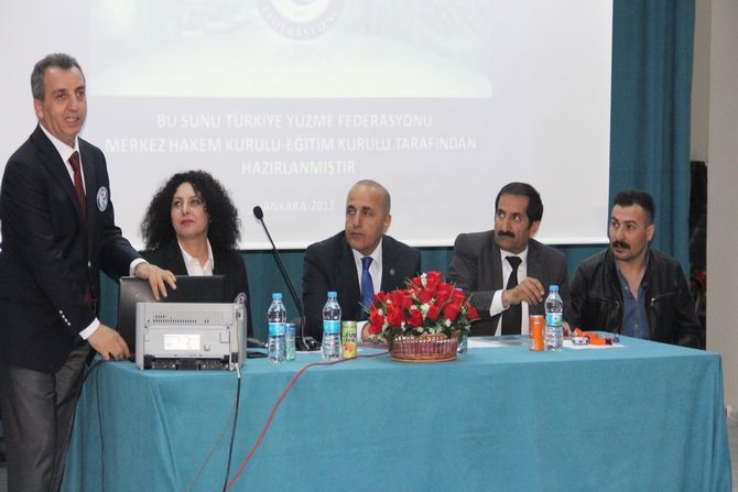 Hakkari'de yüzme hakem kursu açıldı 4