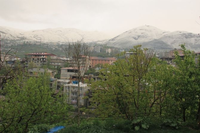 Nisan ayında kar sürprizi 1
