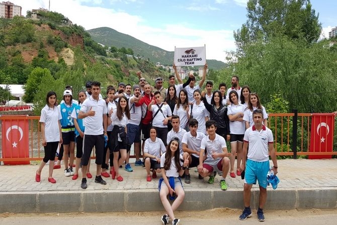 Hakkari rafting’de Türkiye üçüncüsü 9