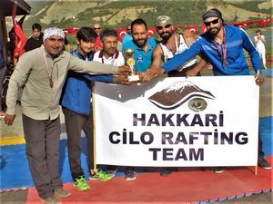 Hakkari rafting’de Türkiye üçüncüsü