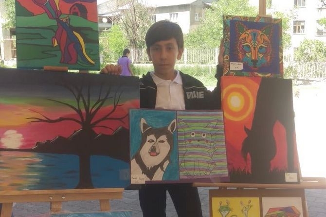 Hakkarili öğrenciler hünerlerini sergiledi 12