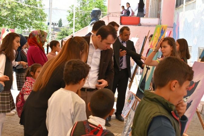 Hakkarili öğrenciler hünerlerini sergiledi 14