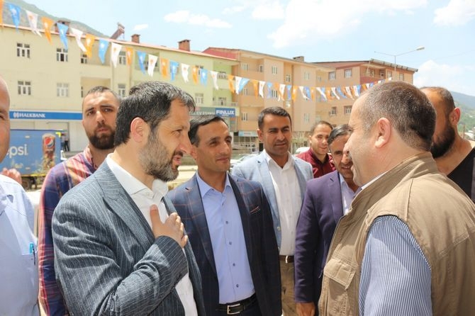 Ak Parti heyeti Şemdinli esnafını ziyaret etti 2
