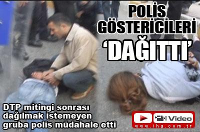 POLİS GURUBA SERT MÜDAHALLE ETTİ