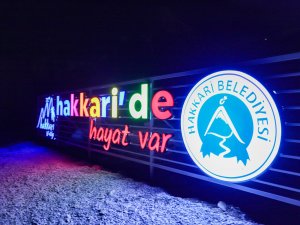 Hakkari’de hayat var tabelası kentte renk kattı