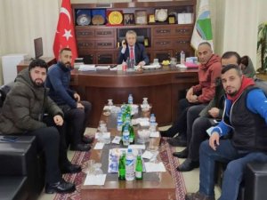Kıraathane işletmecilerinden  HATSO'ya ziyaret