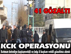 Batman'da kck operasyonu 47 gözaltı