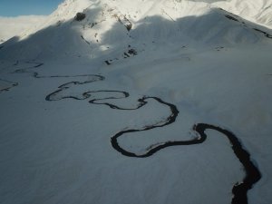 Yaylada kış yeni başladı