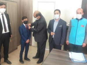 Bölge Birincisi Demirel ödüllendirildi