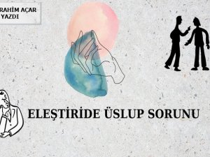 ELEŞTİRİDE ÜSLUP SORUNU