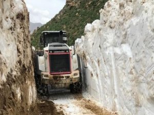 Bilmizit Yaylası’nda karla mücadele çalışması