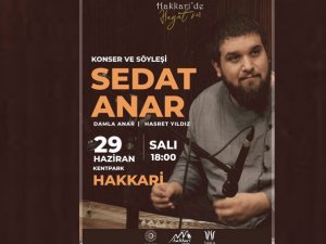 Hakkari'de Sedat Anar konseri