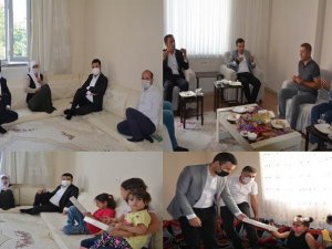 Vali Yardımcıları Gölbaşı ve Kılıç’tan şehit ailelerine ziyaret