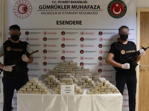 Esendere'de 71 kilo 383 gram eroin ele geçirdi