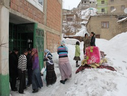 Hakkari'de yangın paniği