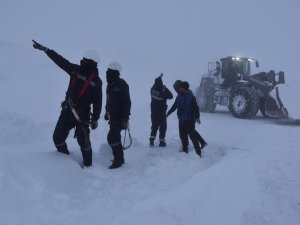 2600 rakımlı şivekür tepesi geçit vermedi