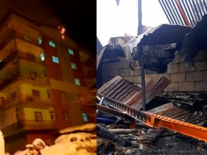 Çatı katında çıkan yangın korkuttu