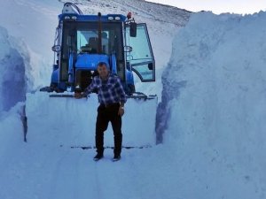 Esendere’de kar kalınlığı kepçe boyunu geçti